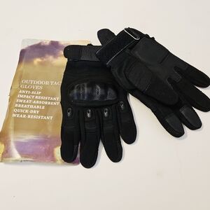 Outdoor tactical gloves Size L Black W/ Touchscreen